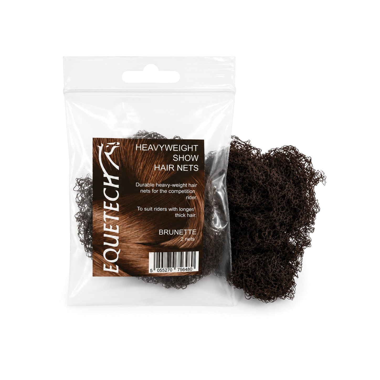 Equetech Brunette Heavy Weight Show Hairnets