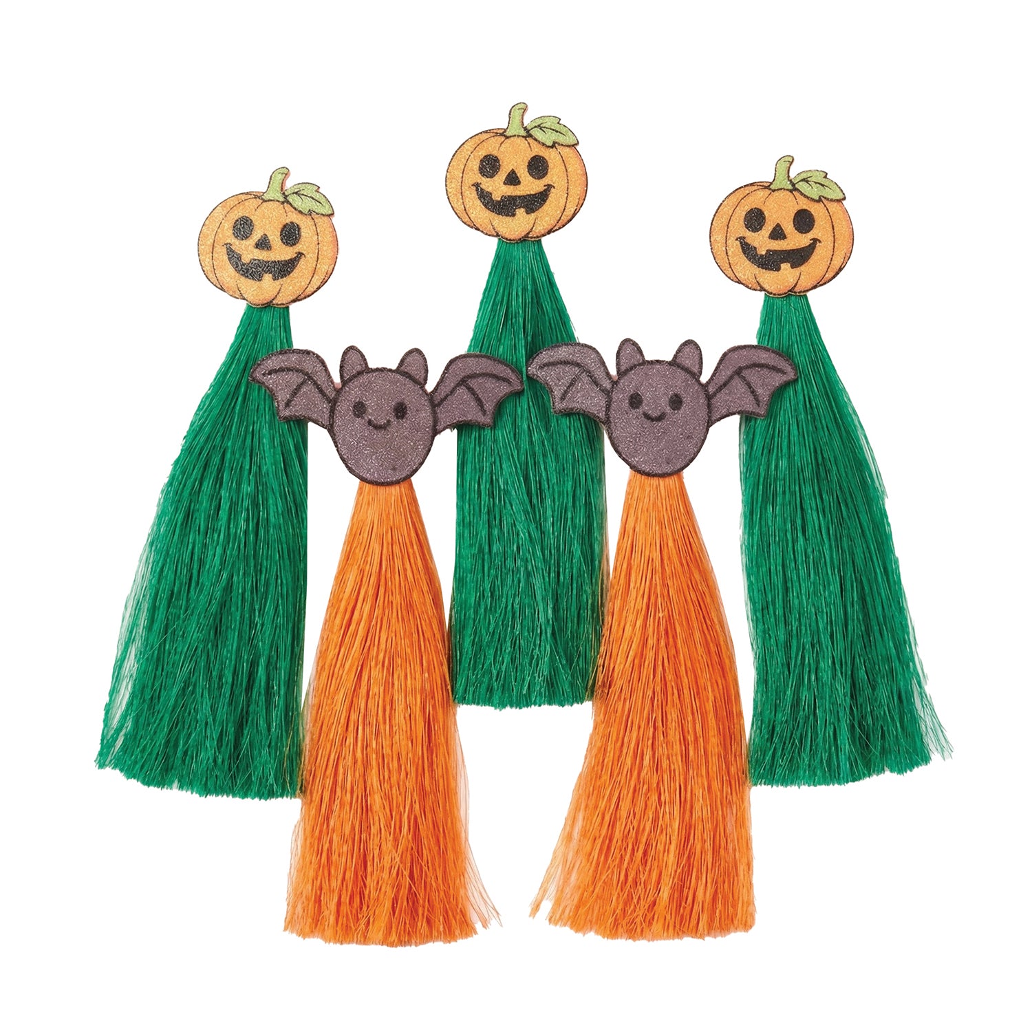 Equetech Halloween Pumpkins & Bats Mane Tassels