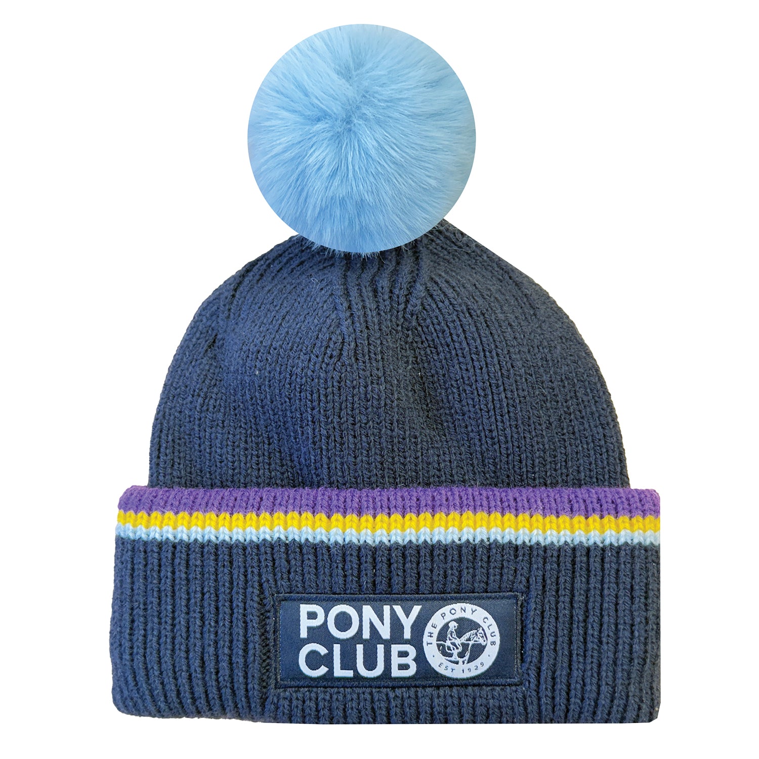 Equetech Official Pony Club Recycled Pom Knit Hat