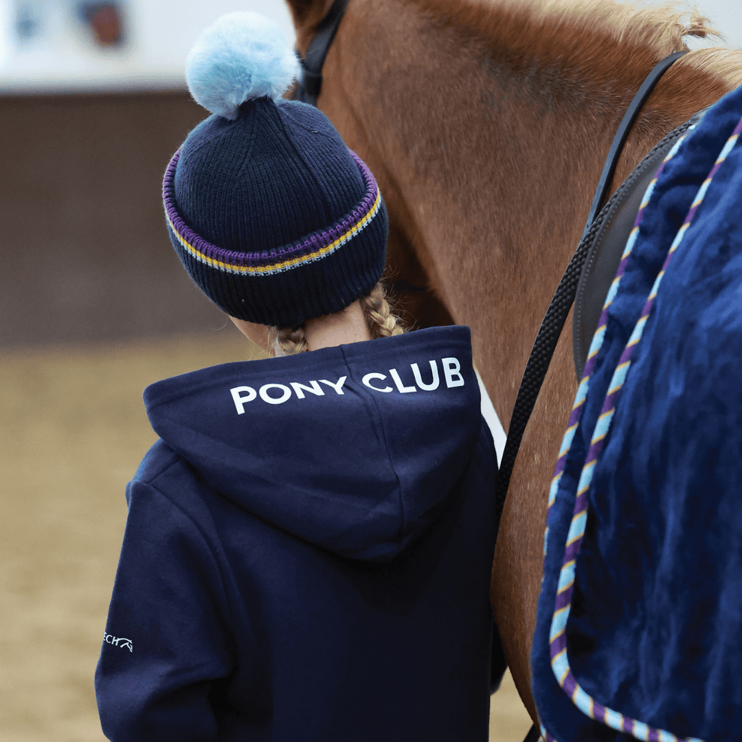 Equetech Official Pony Club Recycled Pom Knit Hat