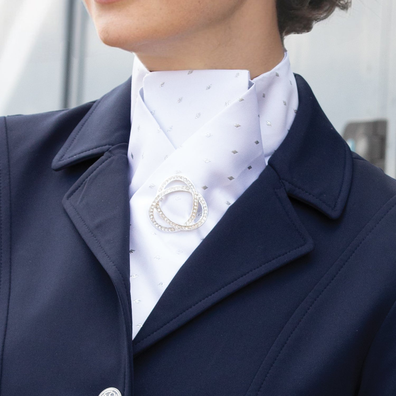 Equetech Diamond Ready-Tied Stock