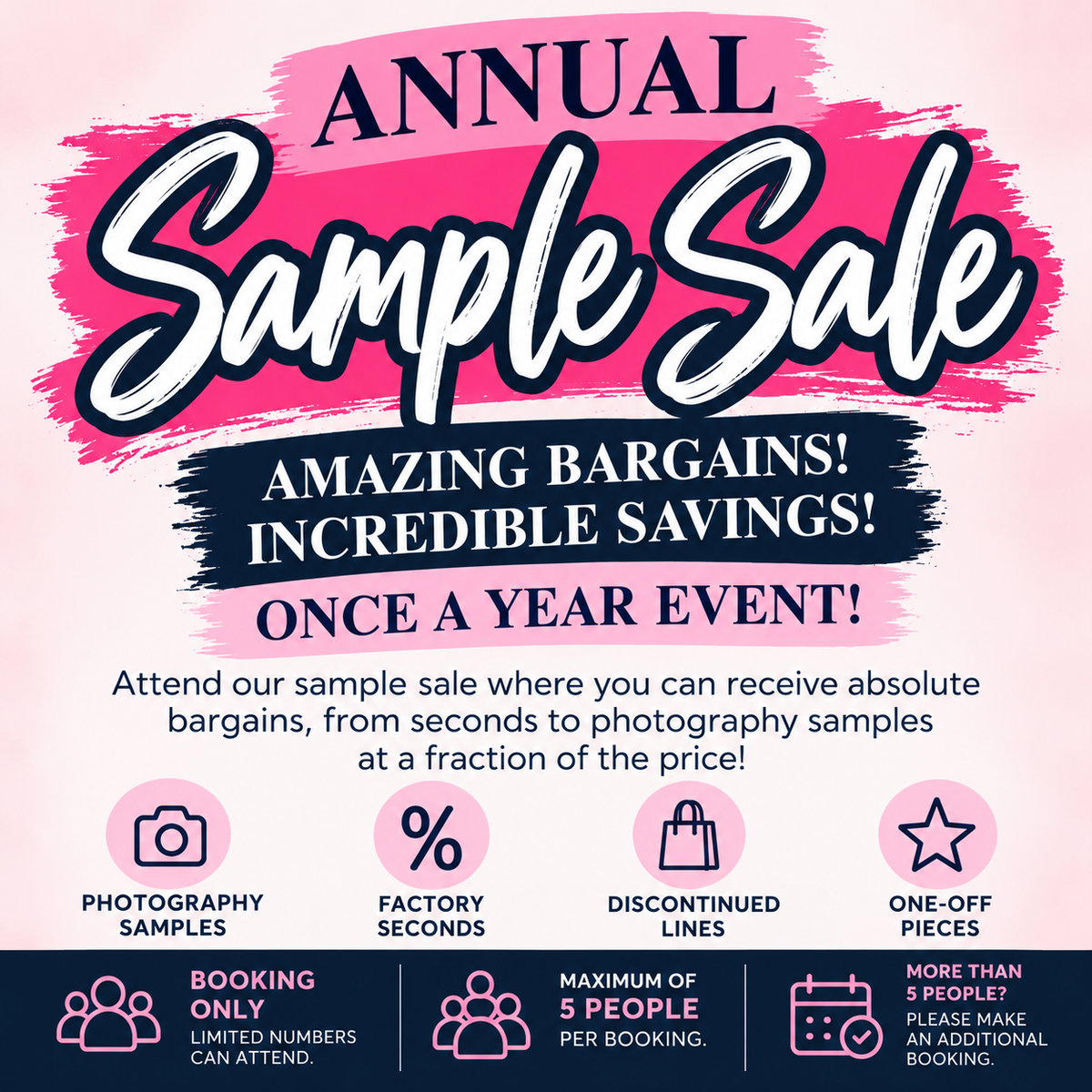 EQUETECH ANNUAL SAMPLE SALE!