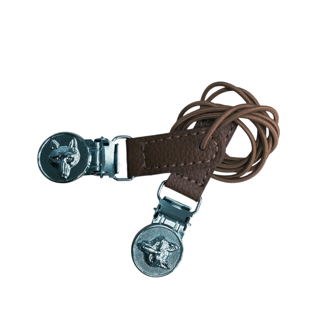 Equetech Showing Number Clips - Brown