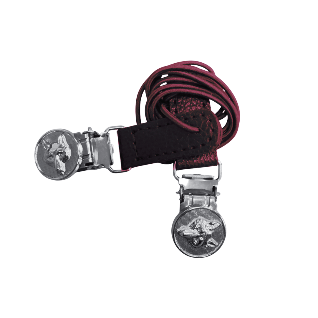 Equetech Showing Number Clips - Maroon