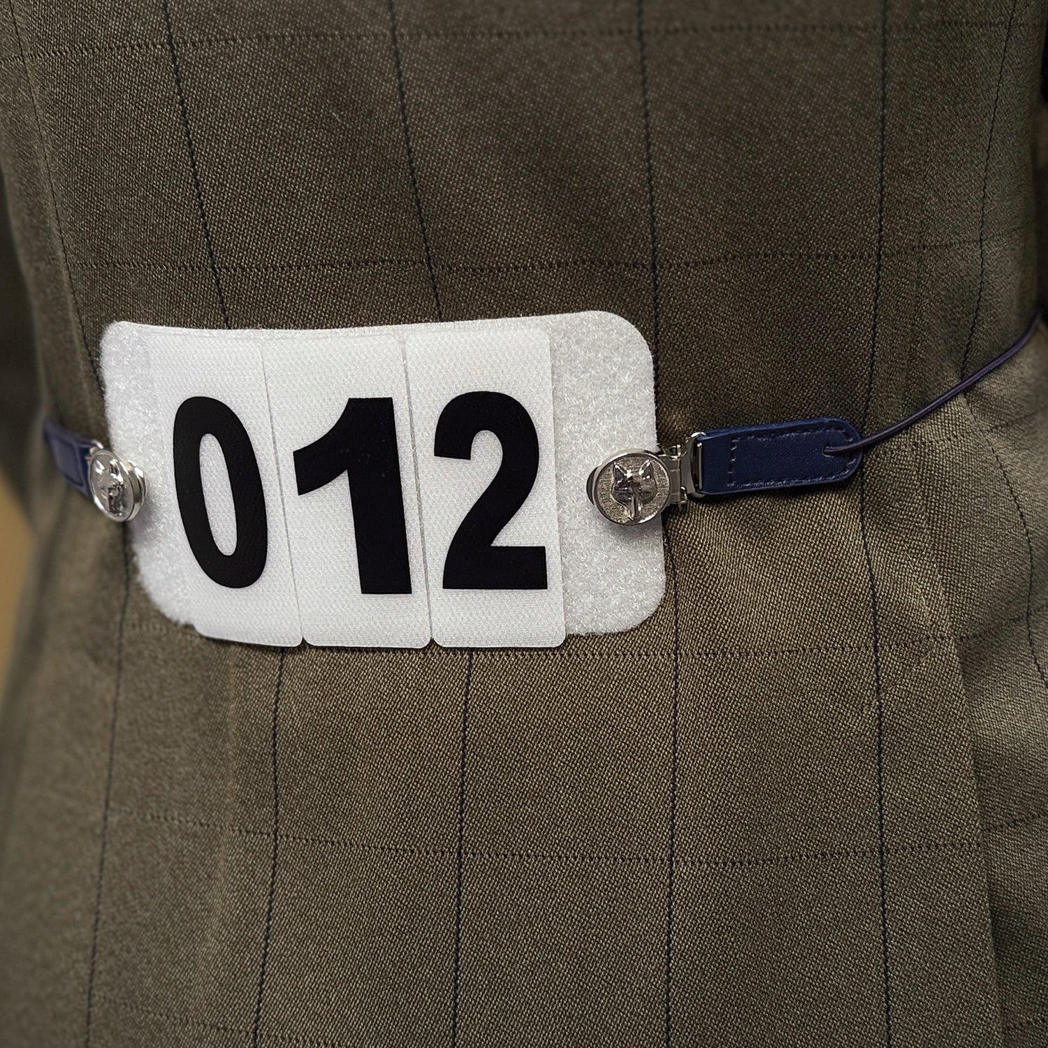 Equetech Showing Number Clips - Navy