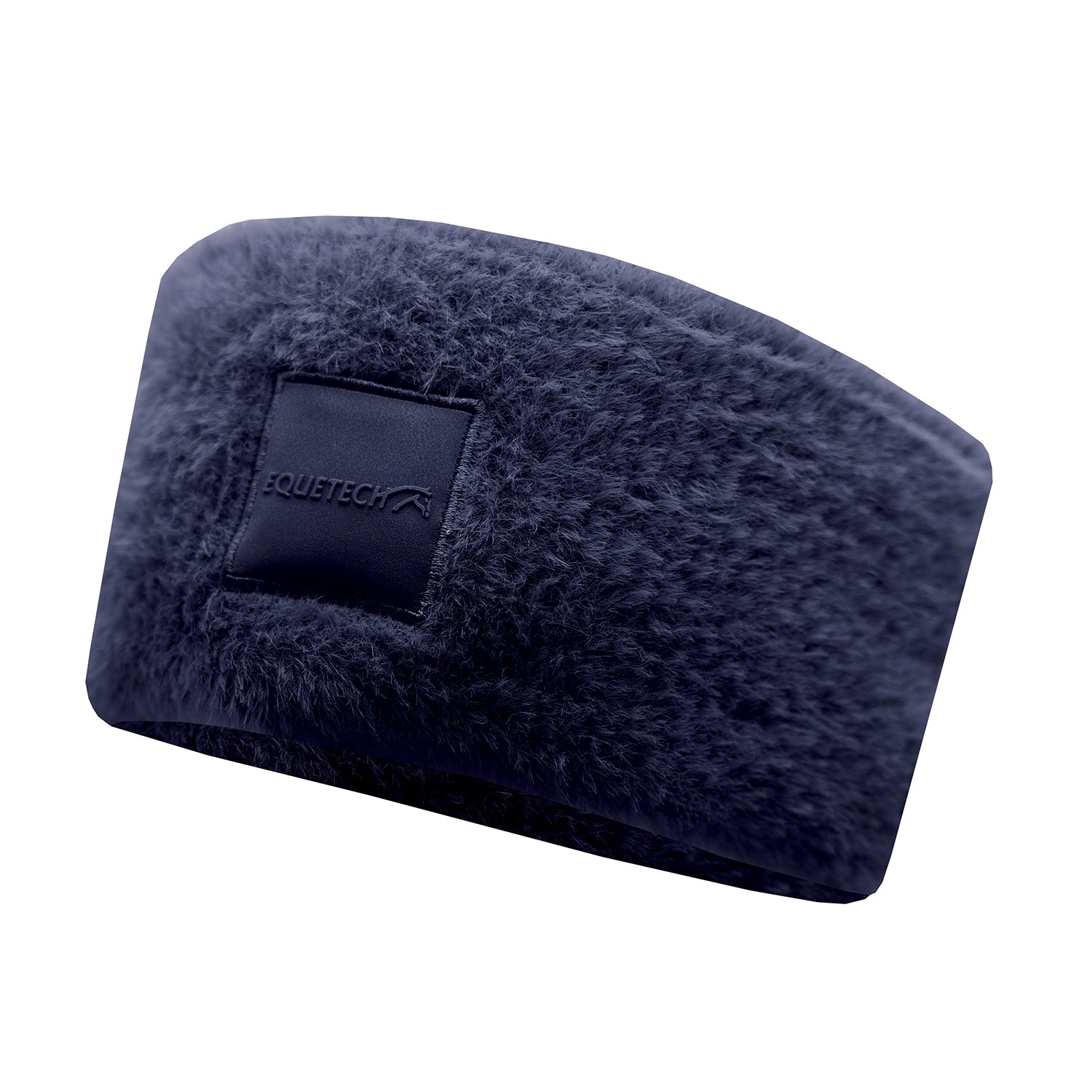 Equetech Supasoft Luxe Fur Headband - Navy