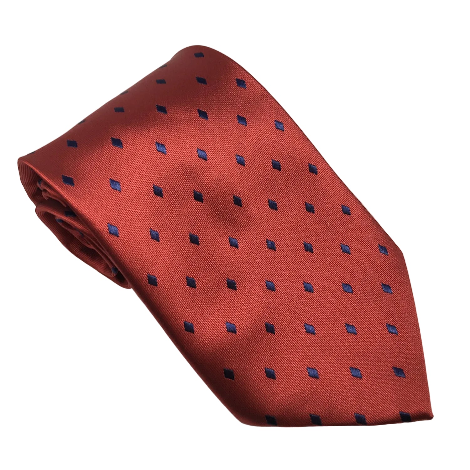 Equetech Junior Diamond Show Tie - Burgundy/Navy