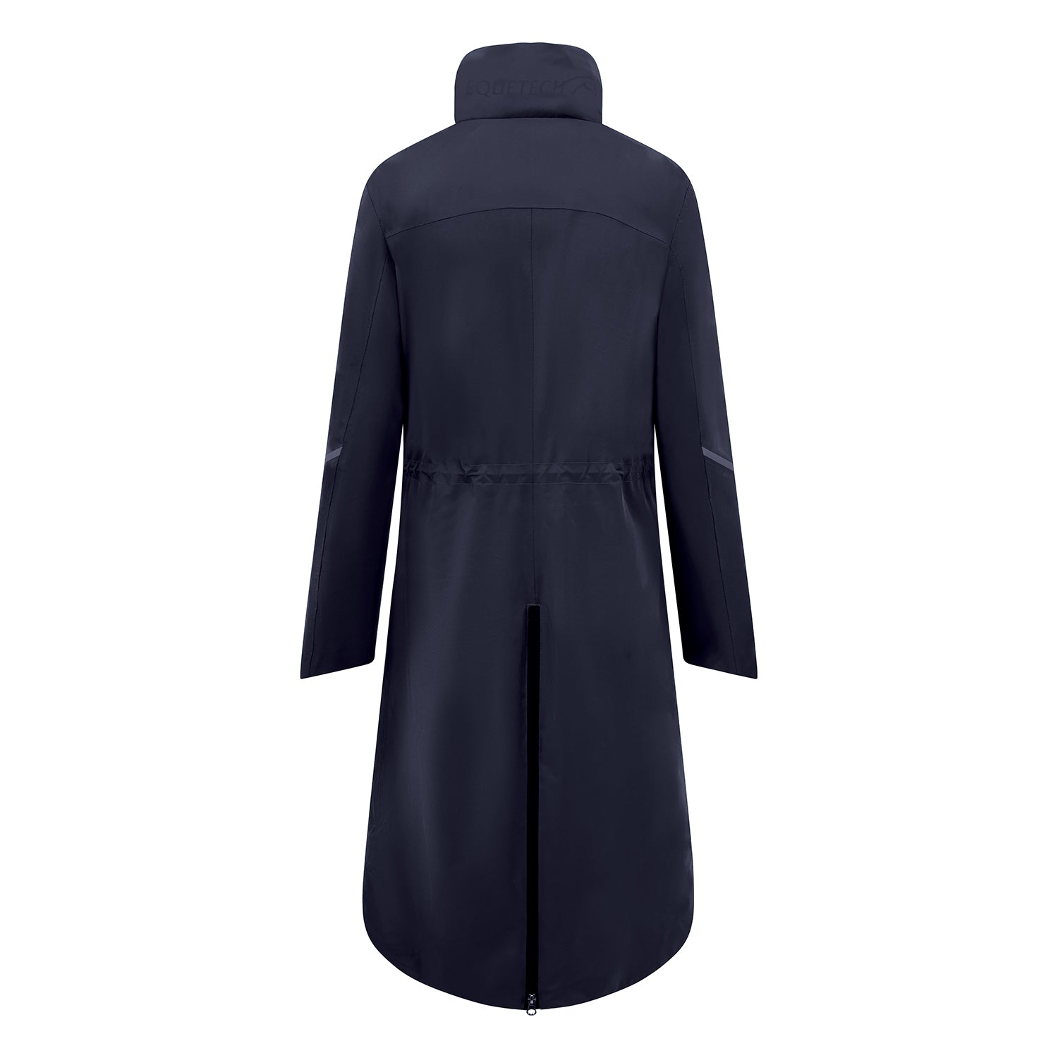 Equetech Utopia Luxe Long Waterproof Riding Coat - Navy