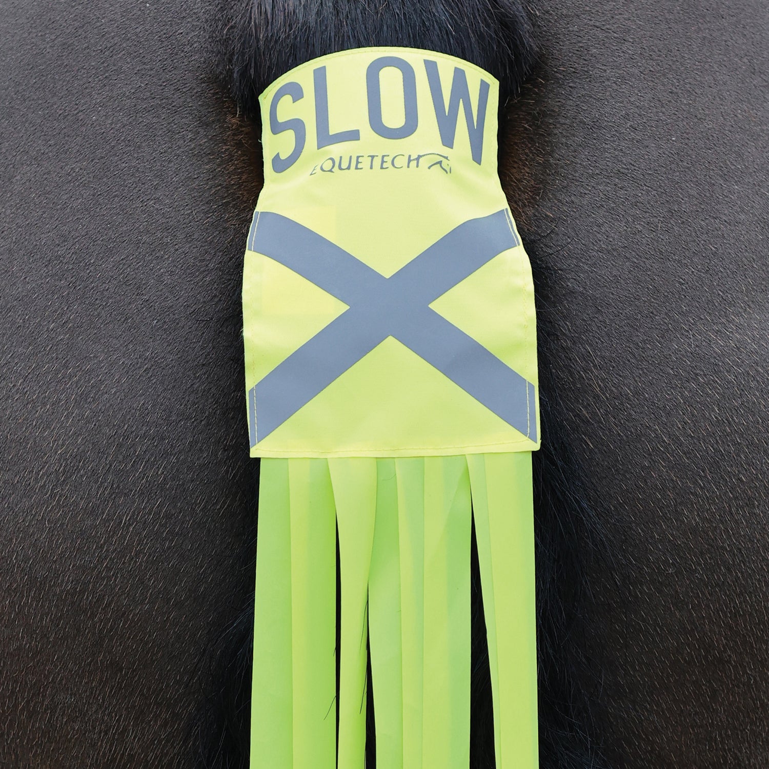 Equetech Hi-Vis Vision Horse Tail Tassels - Yellow