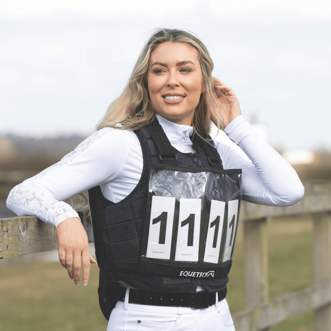 Equetech Eventing Hybrid Cross Country Number Bib + Numbers