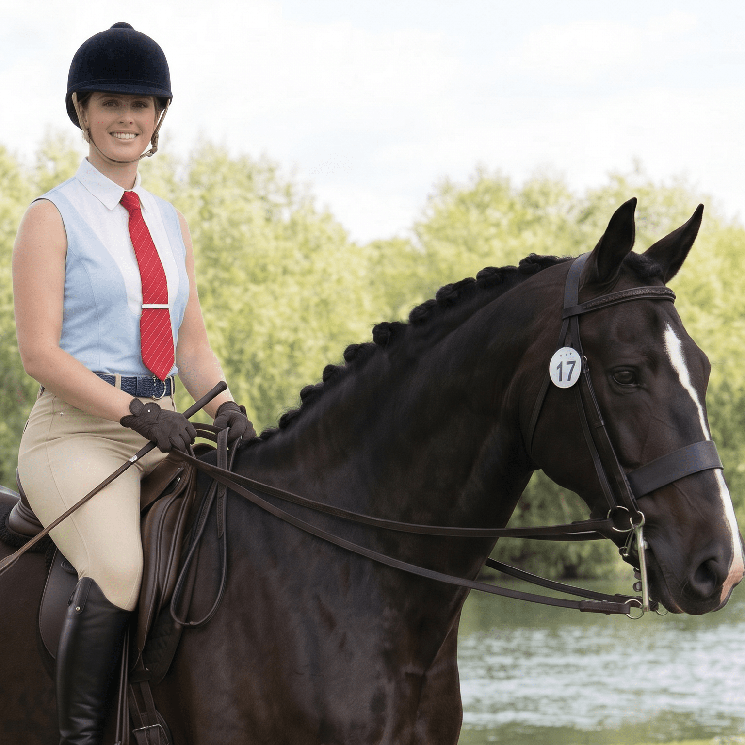 Airstride Performance Sleeveless Show Shirt - Equetech