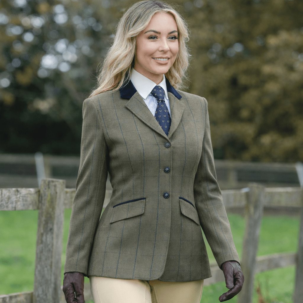 Bellingham Deluxe Stretch Tweed Riding Jacket - Equetech
