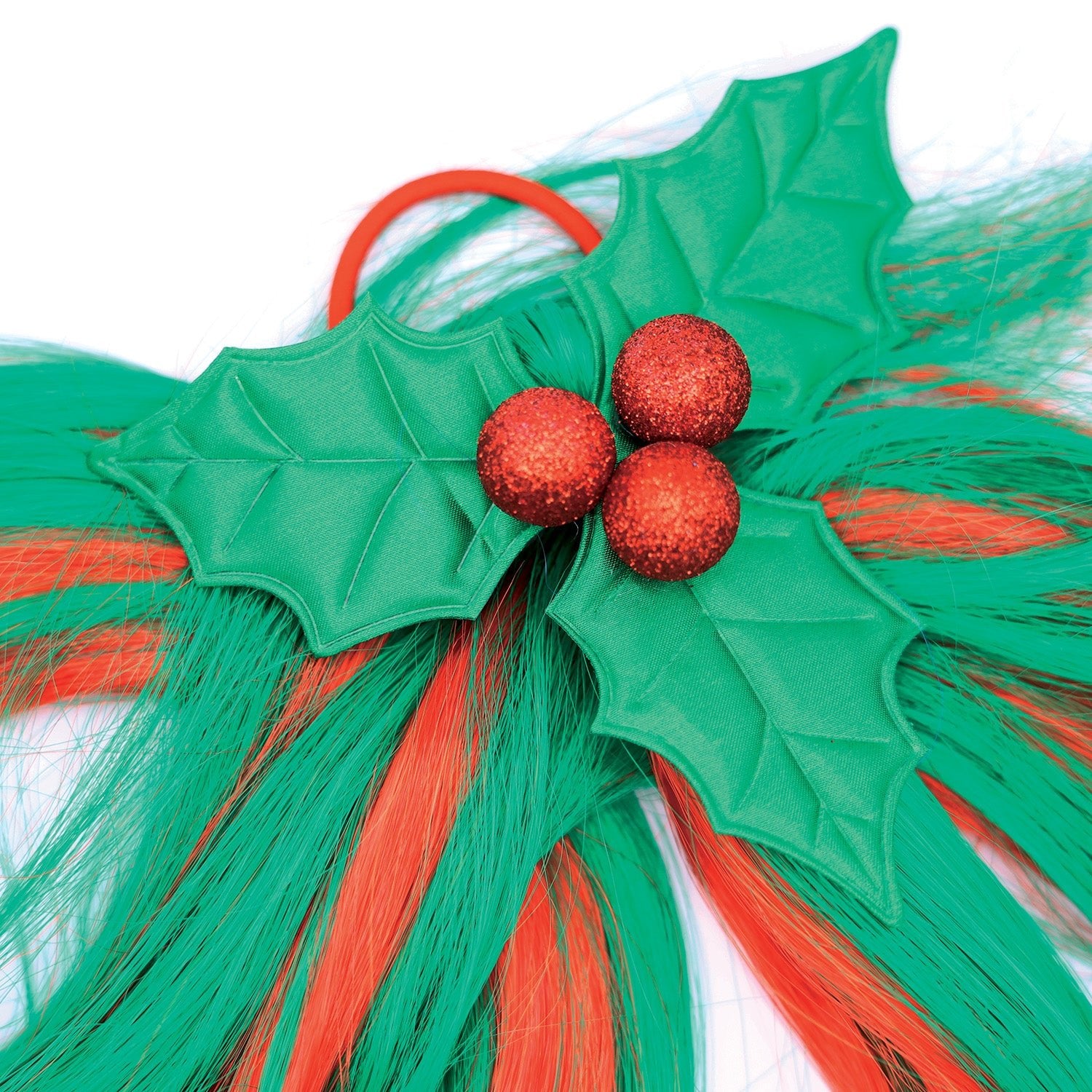 Christmas Holly Festive Christmas Tail Tassel - Equetech