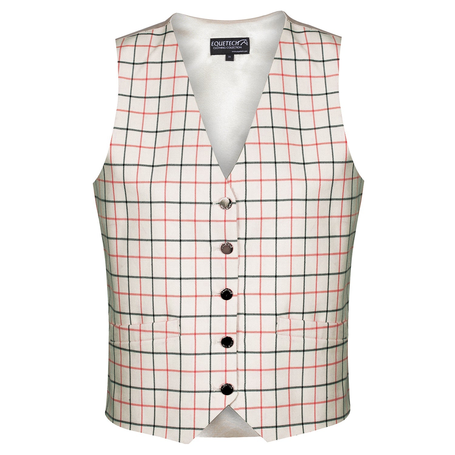 Classic Tattersall Check Waistcoat - Equetech