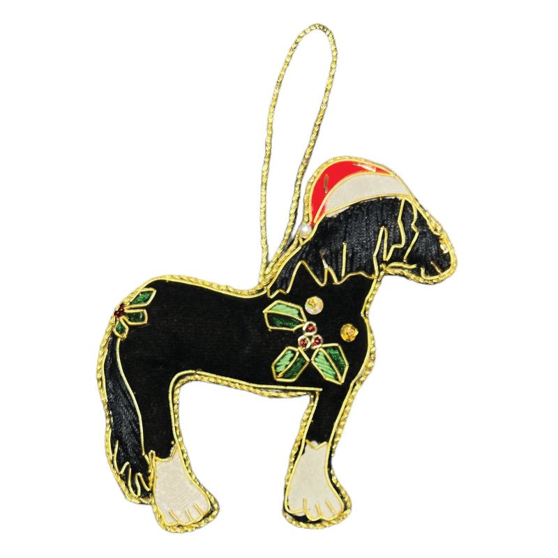 Cob Beaded Embroidered Christmas Tree Decoration - Equetech