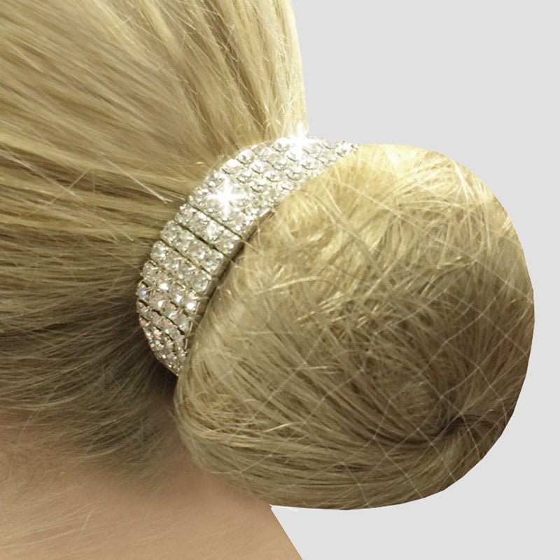 Crystal Bun Ring Scrunchie - Equetech