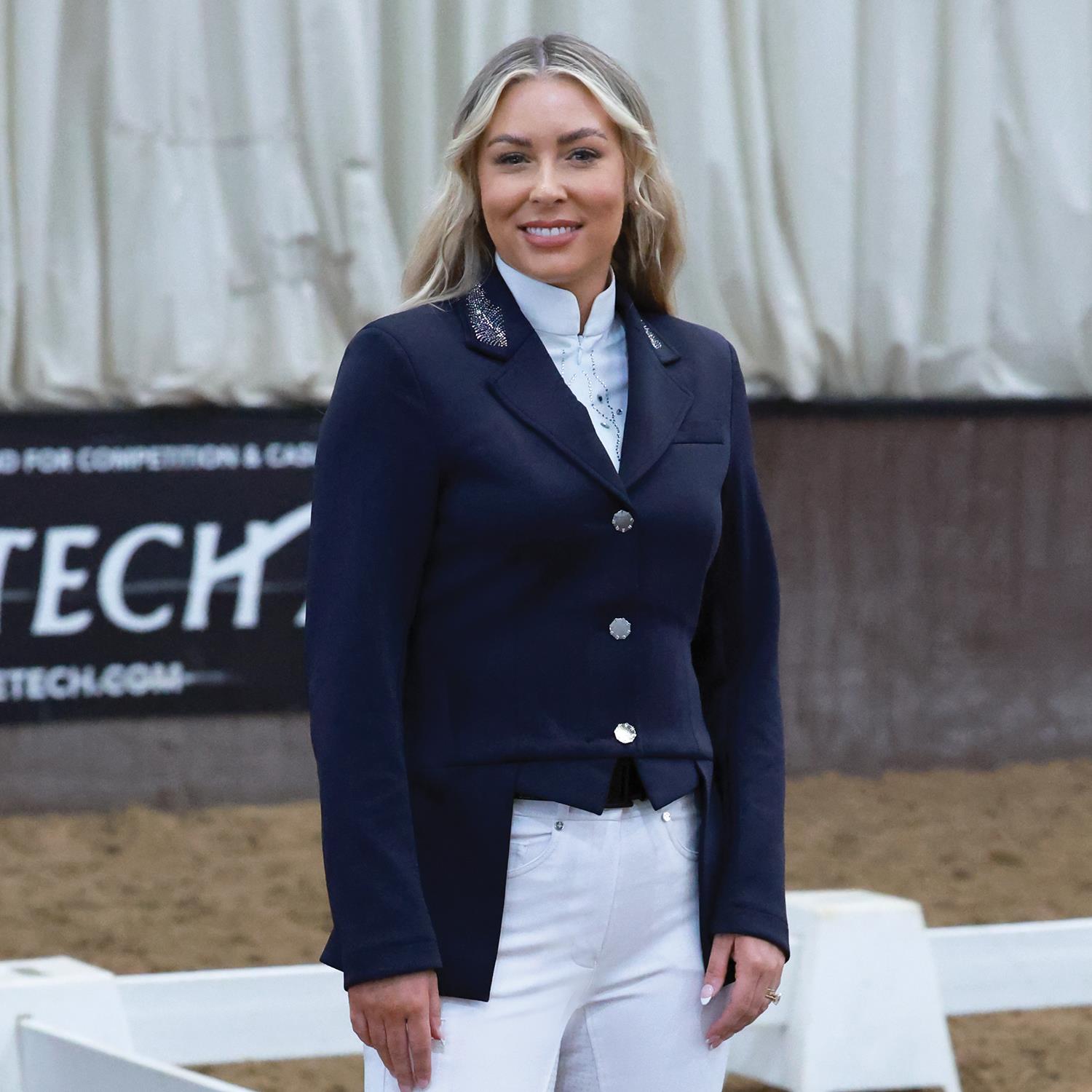 Crystal Cut - Away Dressage Competition Jacket - Equetech