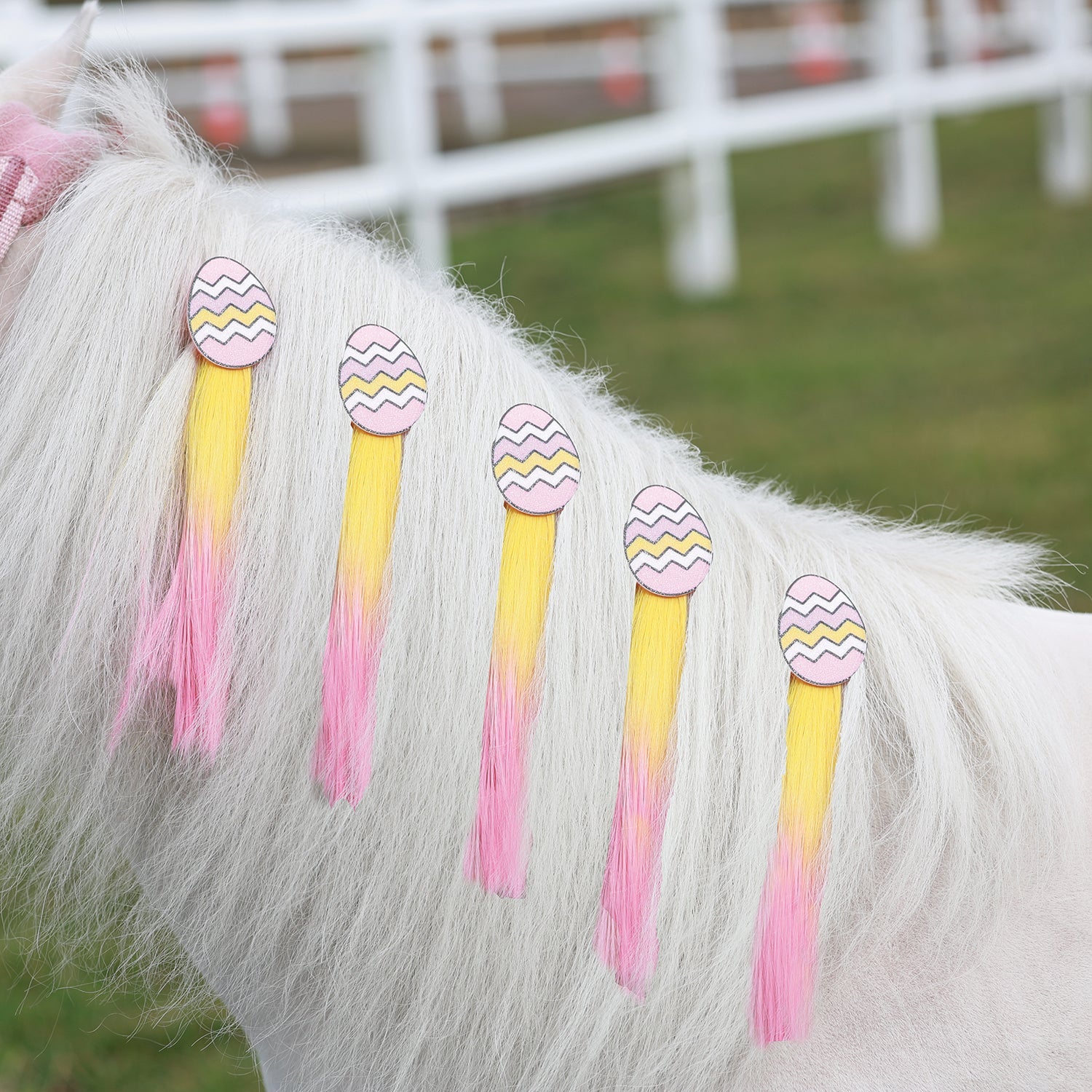 Easter Egg Mane Tassels (5 Pack) - Equetech