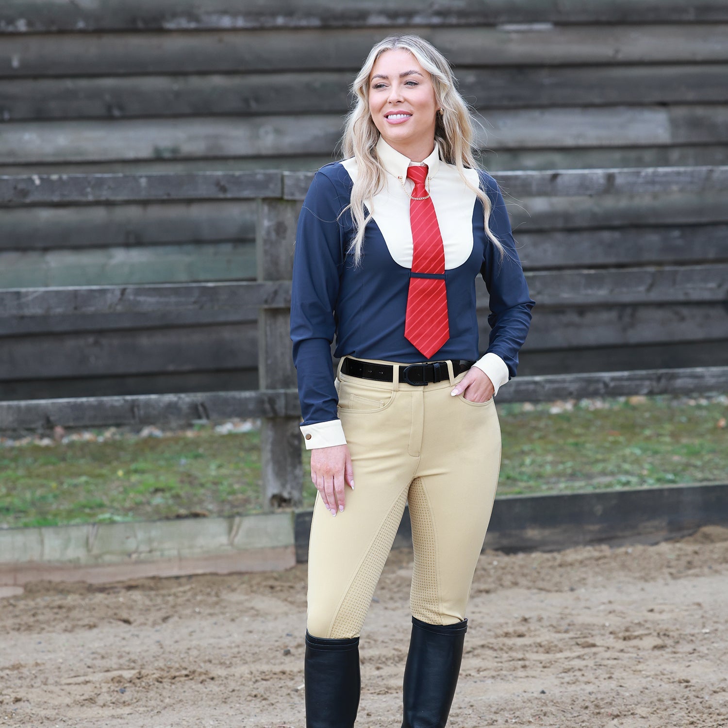 Elite Long Sleeved Show Shirt - Equetech