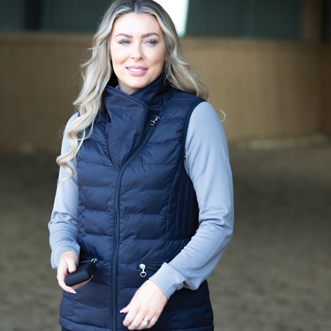 Inferno Asymmetrical Heated Gilet - Equetech