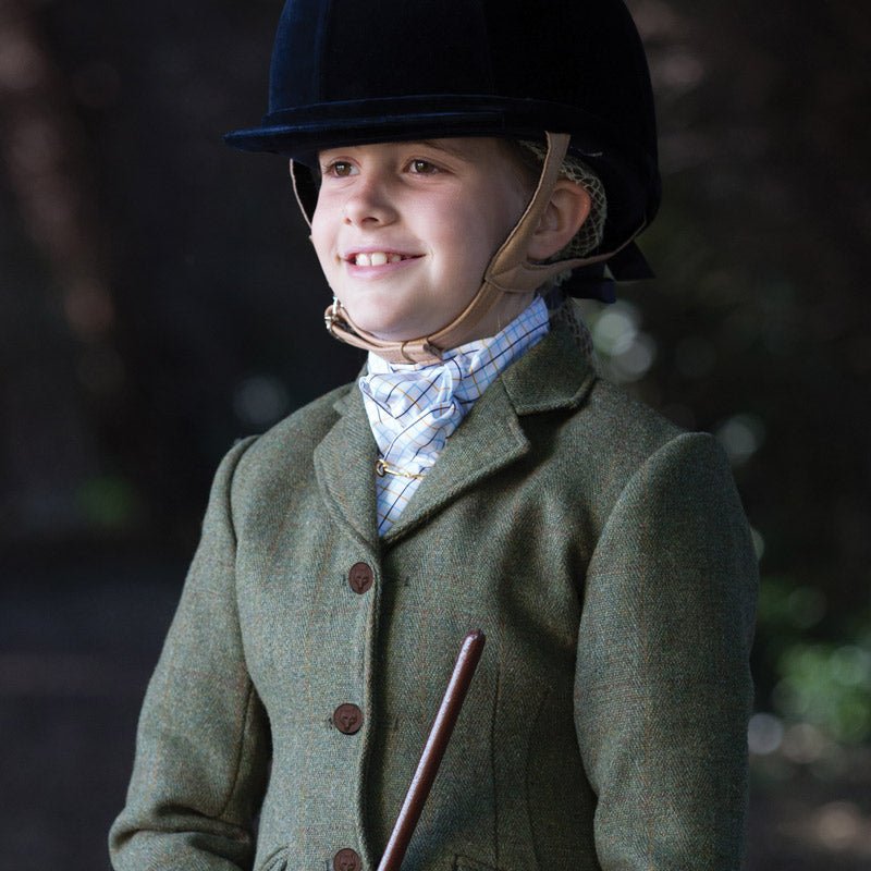Junior Claydon Tweed Riding Jacket - Equetech
