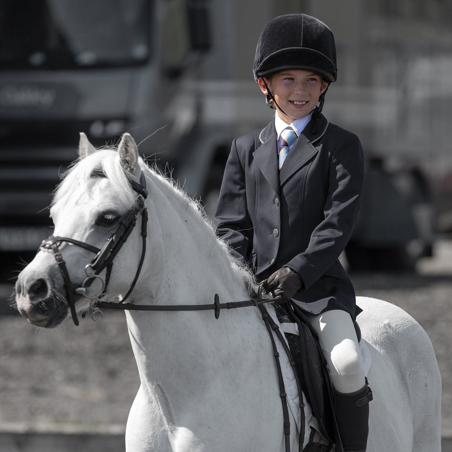 Junior Jersey Deluxe Competition Jacket - Equetech
