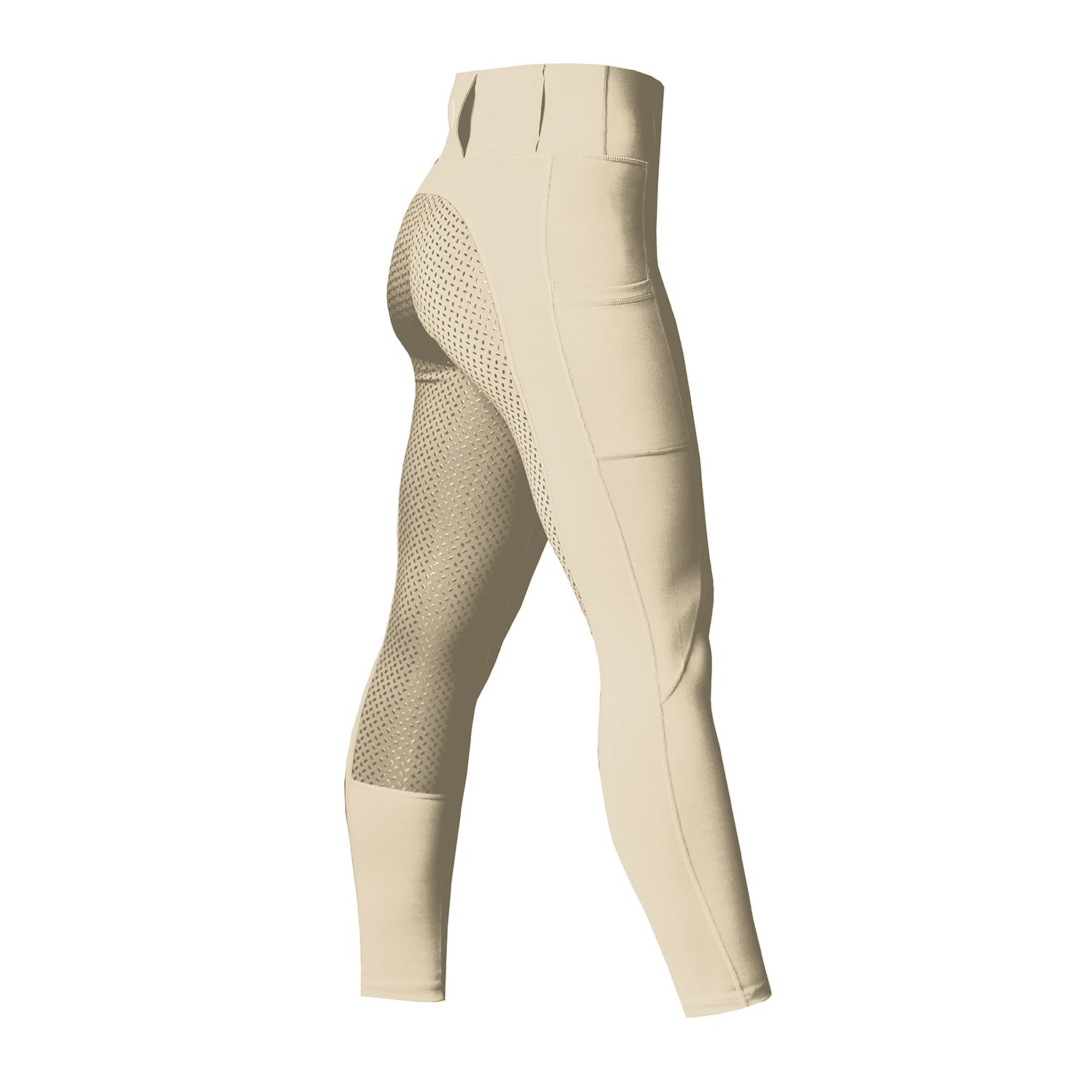 Junior Performance Aqua - Shield Riding Tights - Equetech