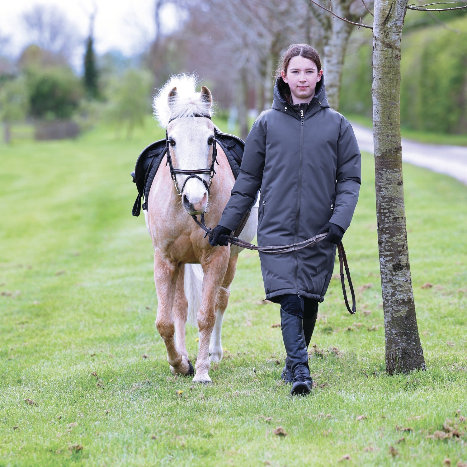 Junior Reversible Shield Waterproof Padded Coat - Equetech