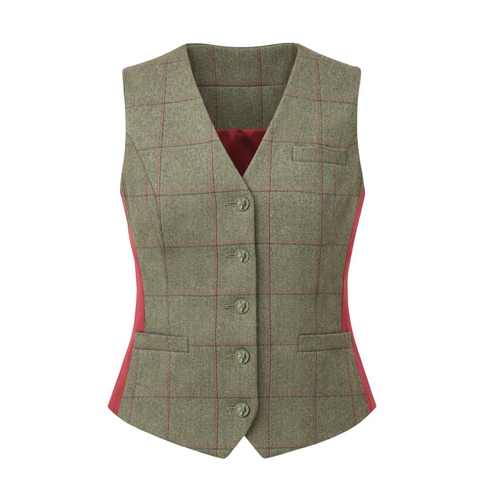 Launton Tweed Deluxe Waistcoat - Equetech