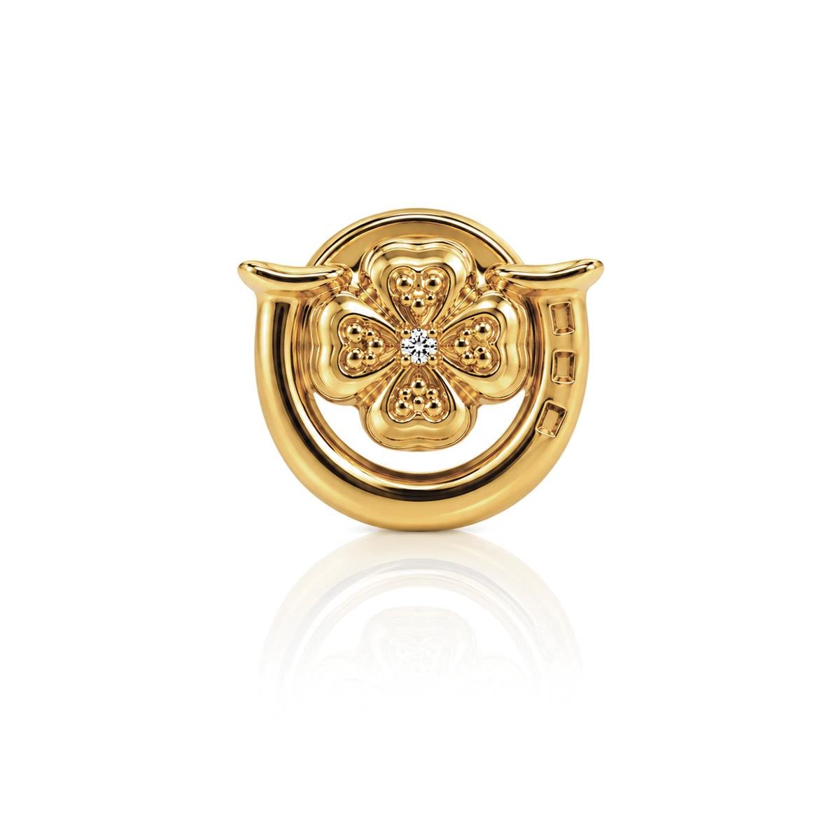 Lucky Horseshoe Stock Pin - Equetech