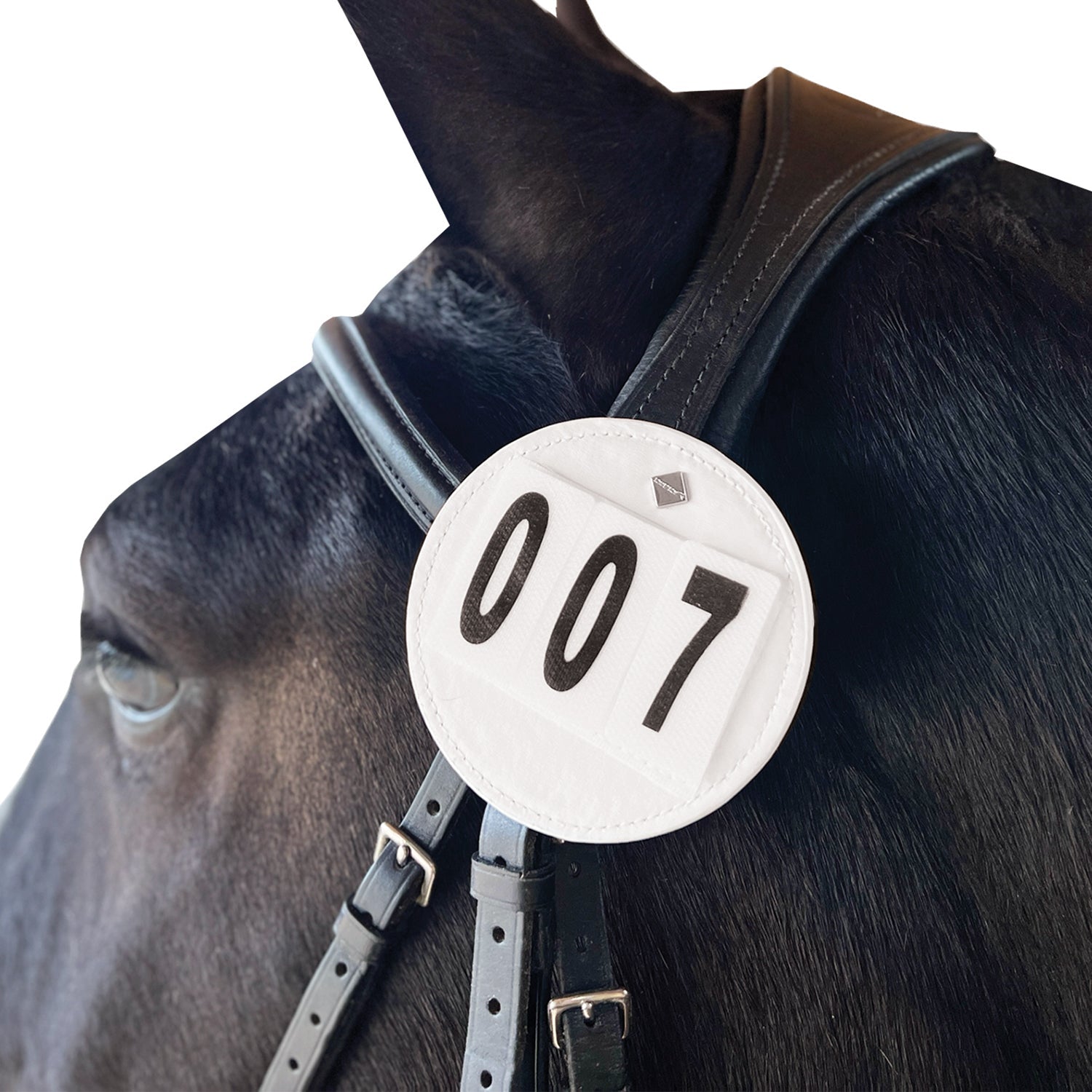 Luxe Dressage Bridle Number - Pair - Equetech