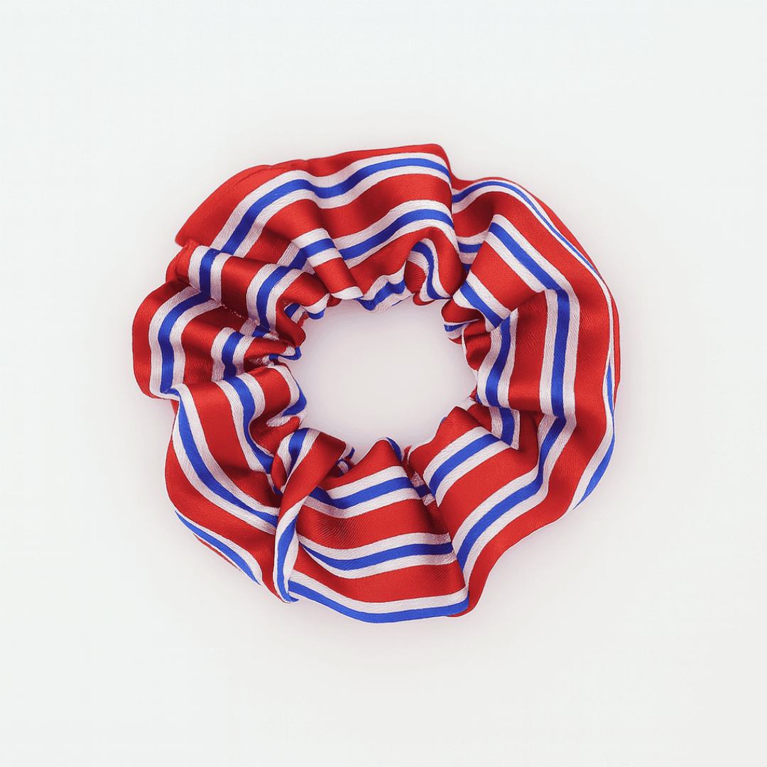 Luxury Regent Stripe Show Hair Scrunchie - Equetech