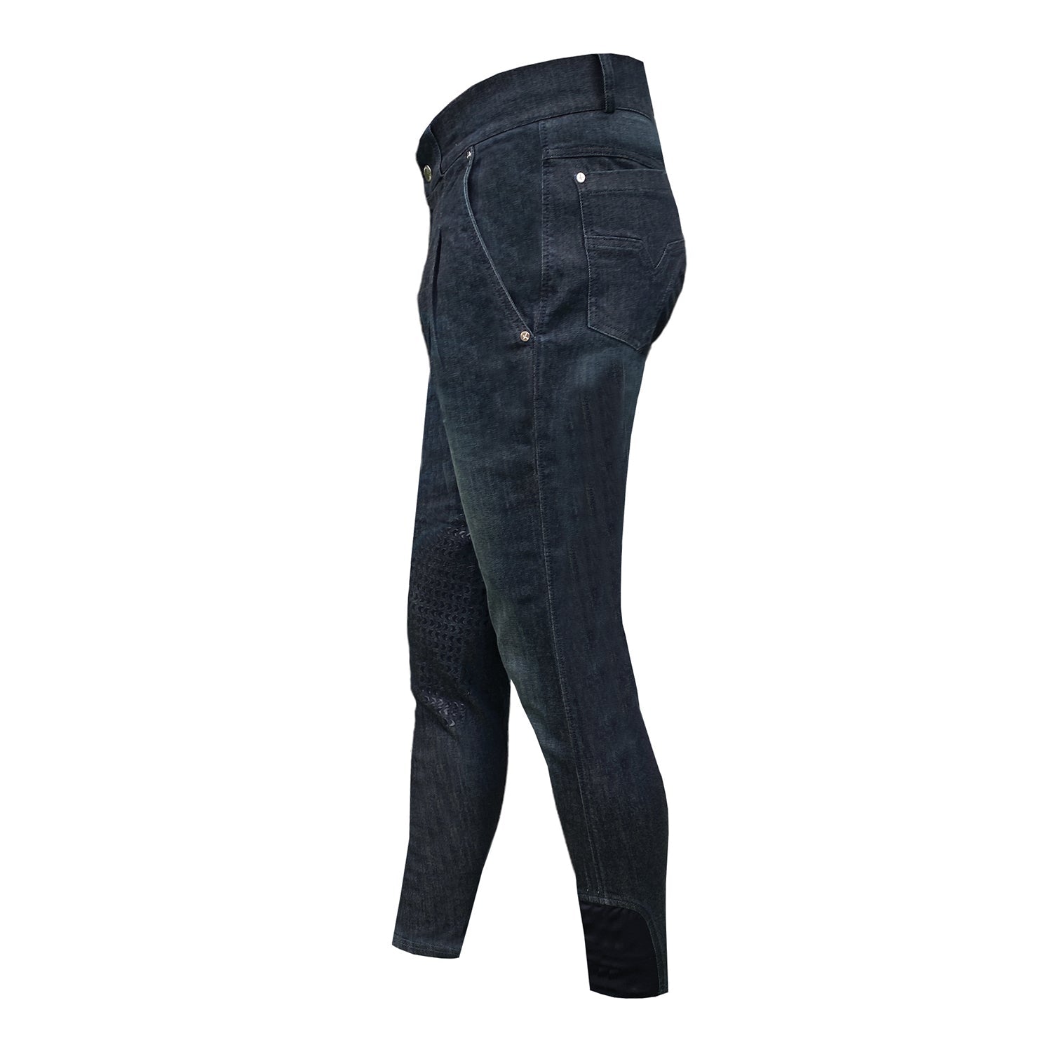 Mens Denim Breeches - Equetech