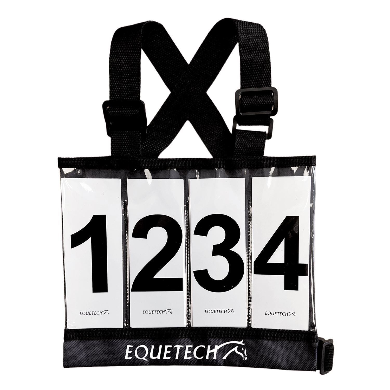 Mini Eventing Cross Country Number Bib + Numbers - Equetech