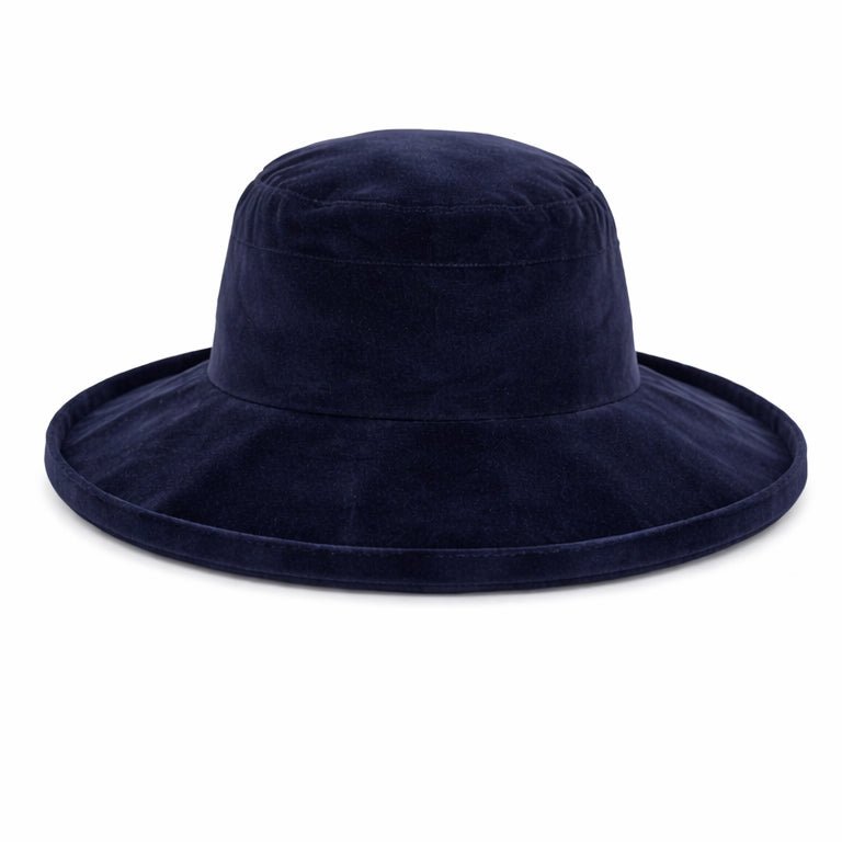 Navy Velvet Show Hat - Equetech