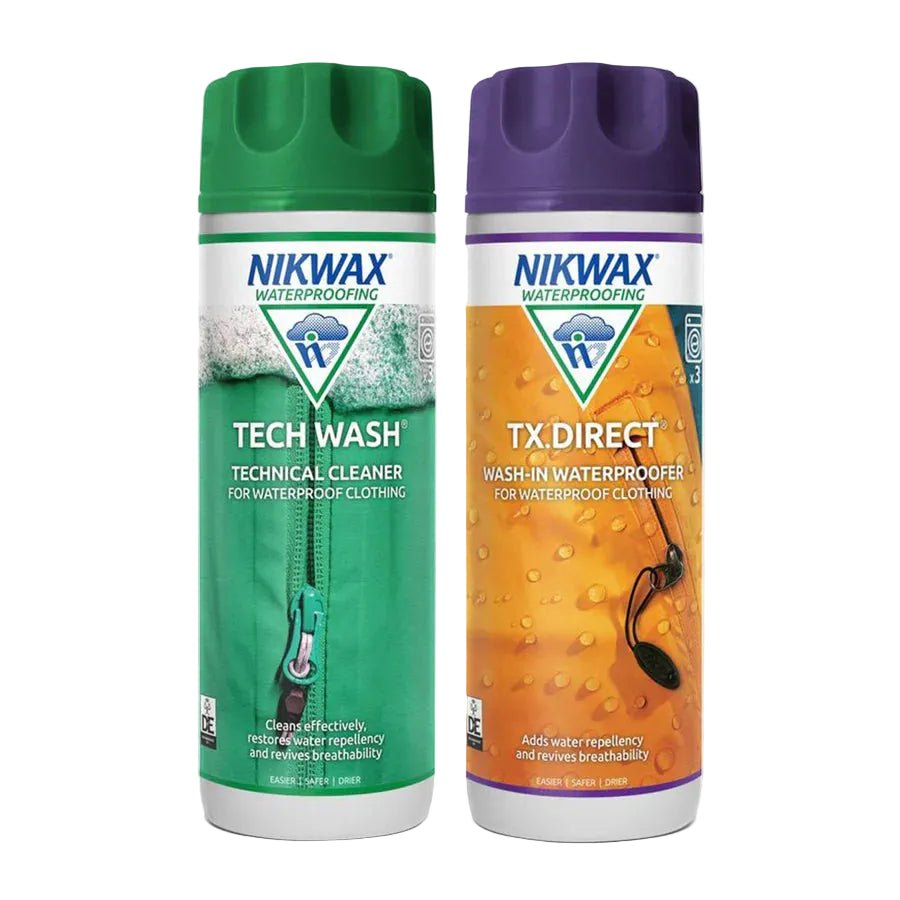 Nikwax Waterproofing Tech Wash / Tx Direct Twin Pack - Equetech
