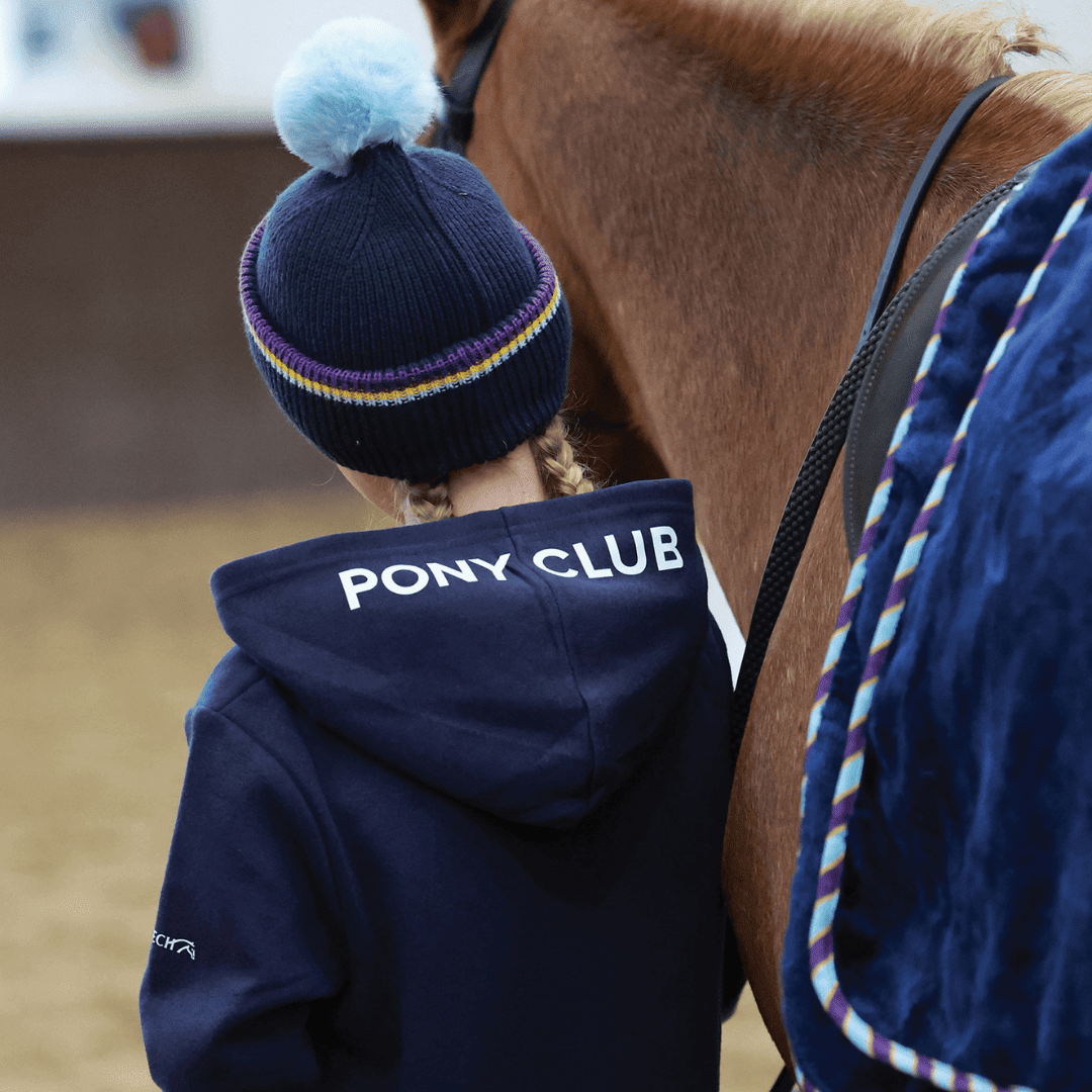 Official Pony Club Recycled Pom Knit Hat - Equetech