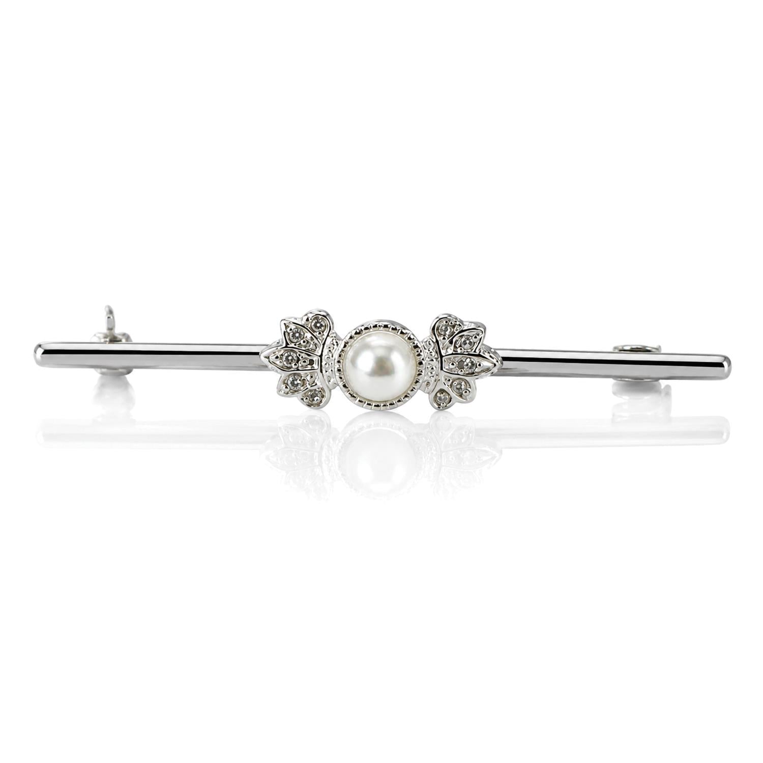 Pearl Blossom Stock Pin - Equetech