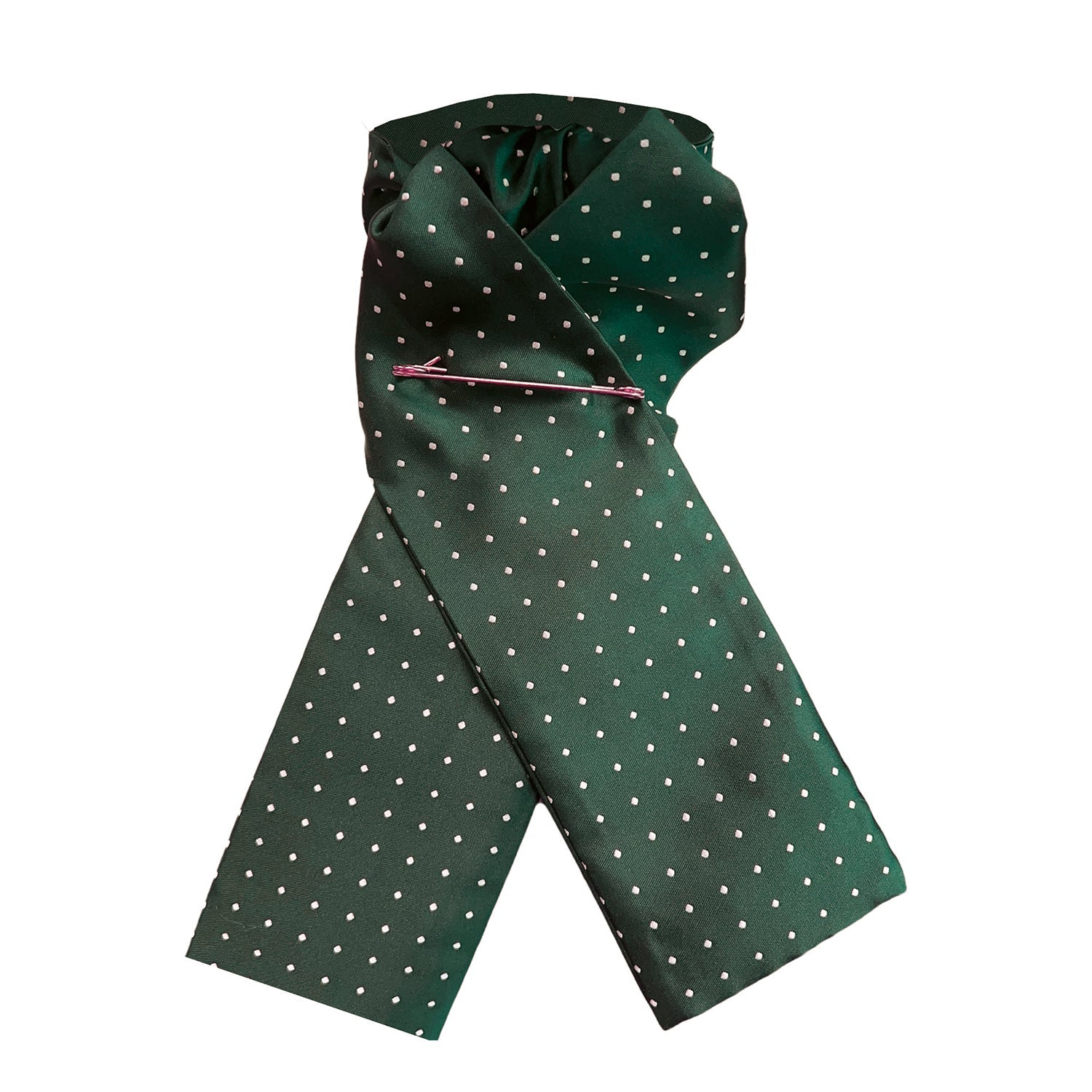 Pin Spot Riding Stock - Green/White - Equetech
