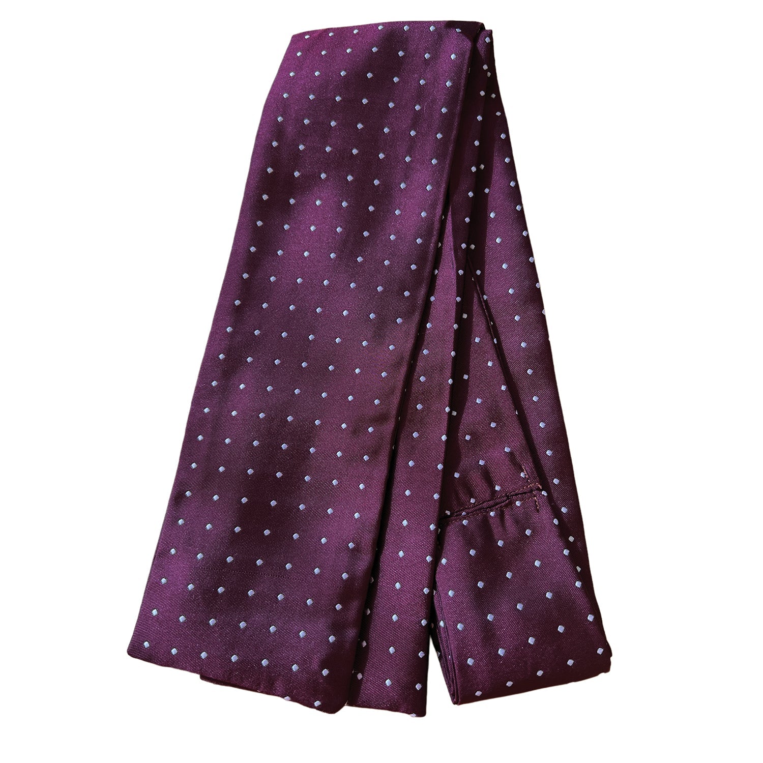 Pin Spot Riding Stock - Maroon/White - Equetech