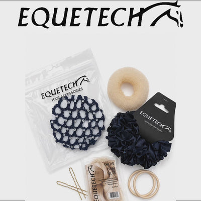 How to tie a dressage bun video