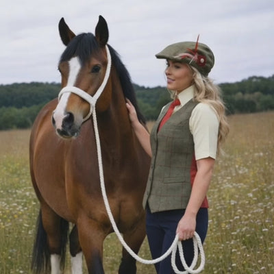 Equetech Launton Tweed Deluxe Waistcoat