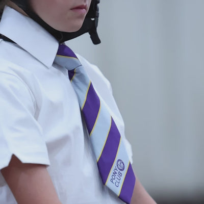 Official Pony Club Ready-Tied Members Tie video