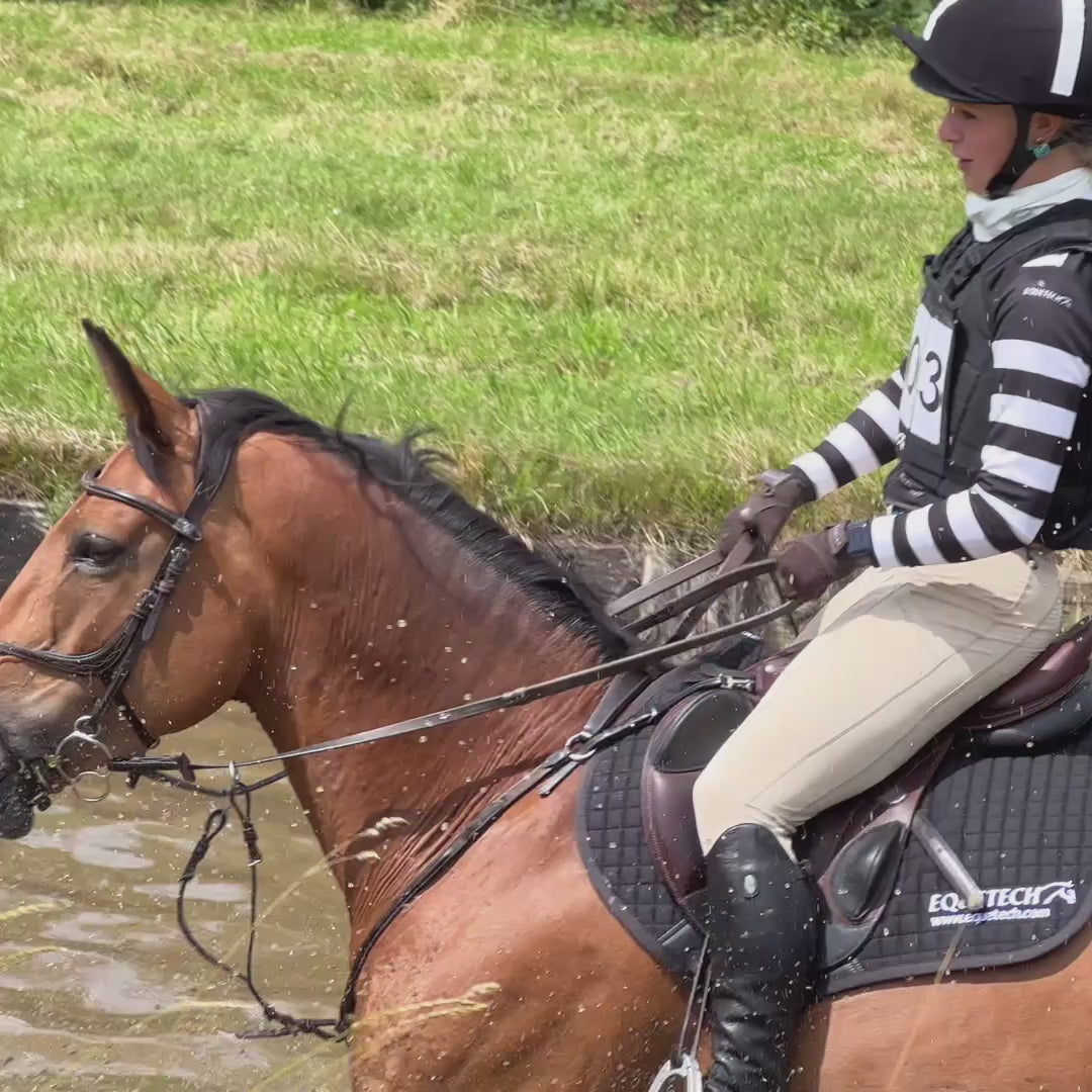 Equetech Teen Eventing Cross Country Number Bib + Numbers video