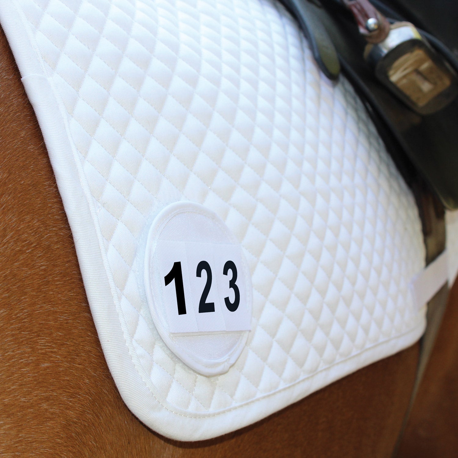 Saddle Cloth Dressage Number - Pair - Equetech