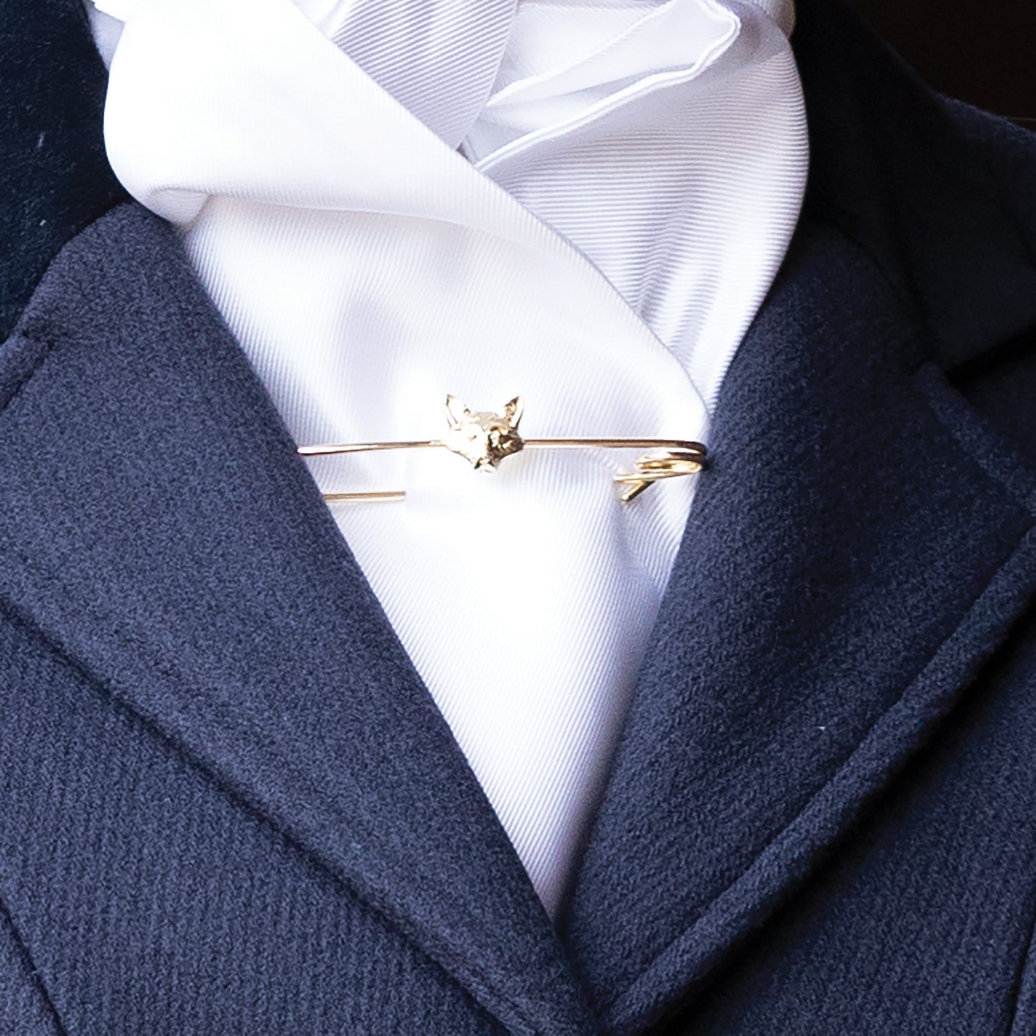 Traditional Foxhead Stock Pin - Equetech