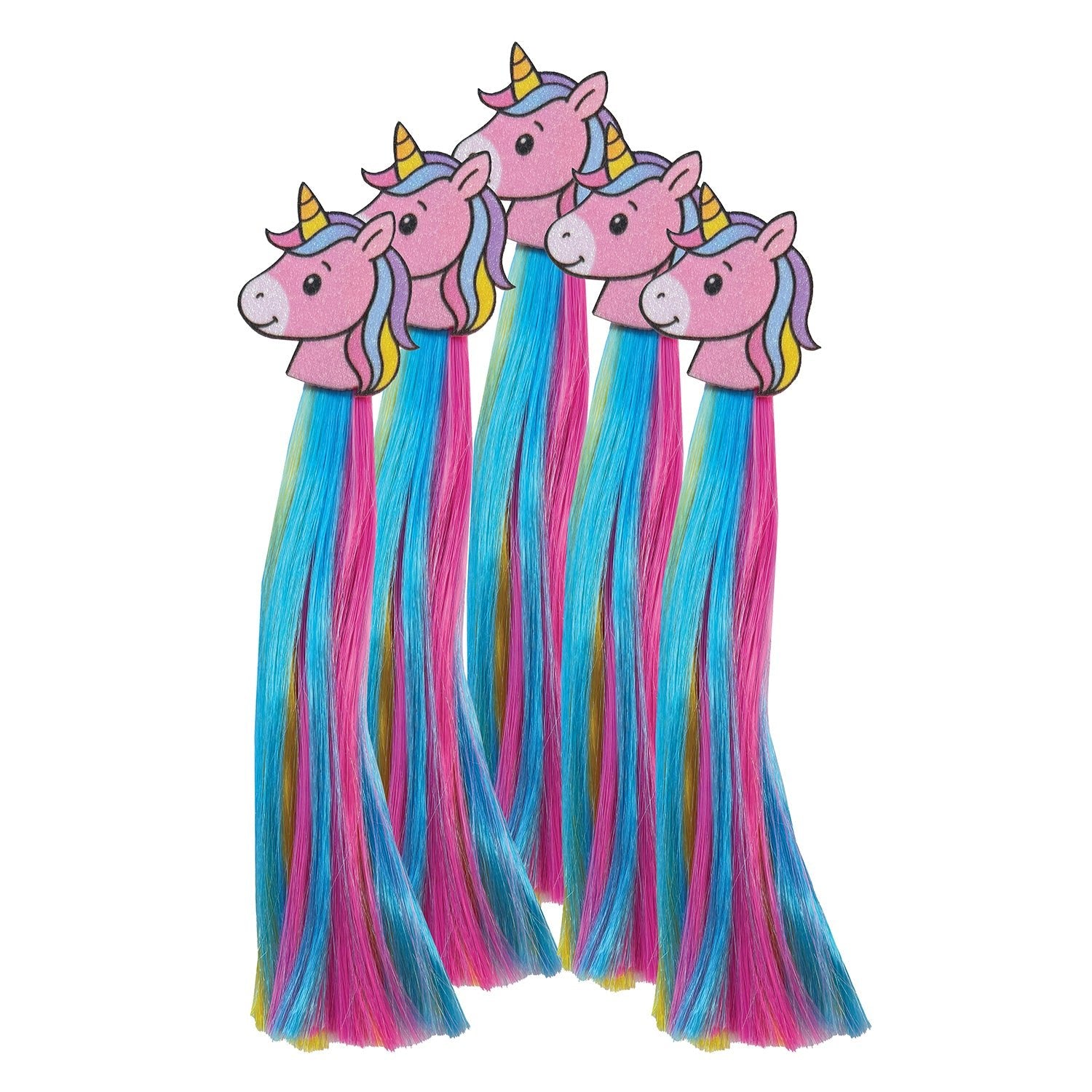 Unicorn Sparkle Horse Mane Tassels (5 Pack) - Equetech