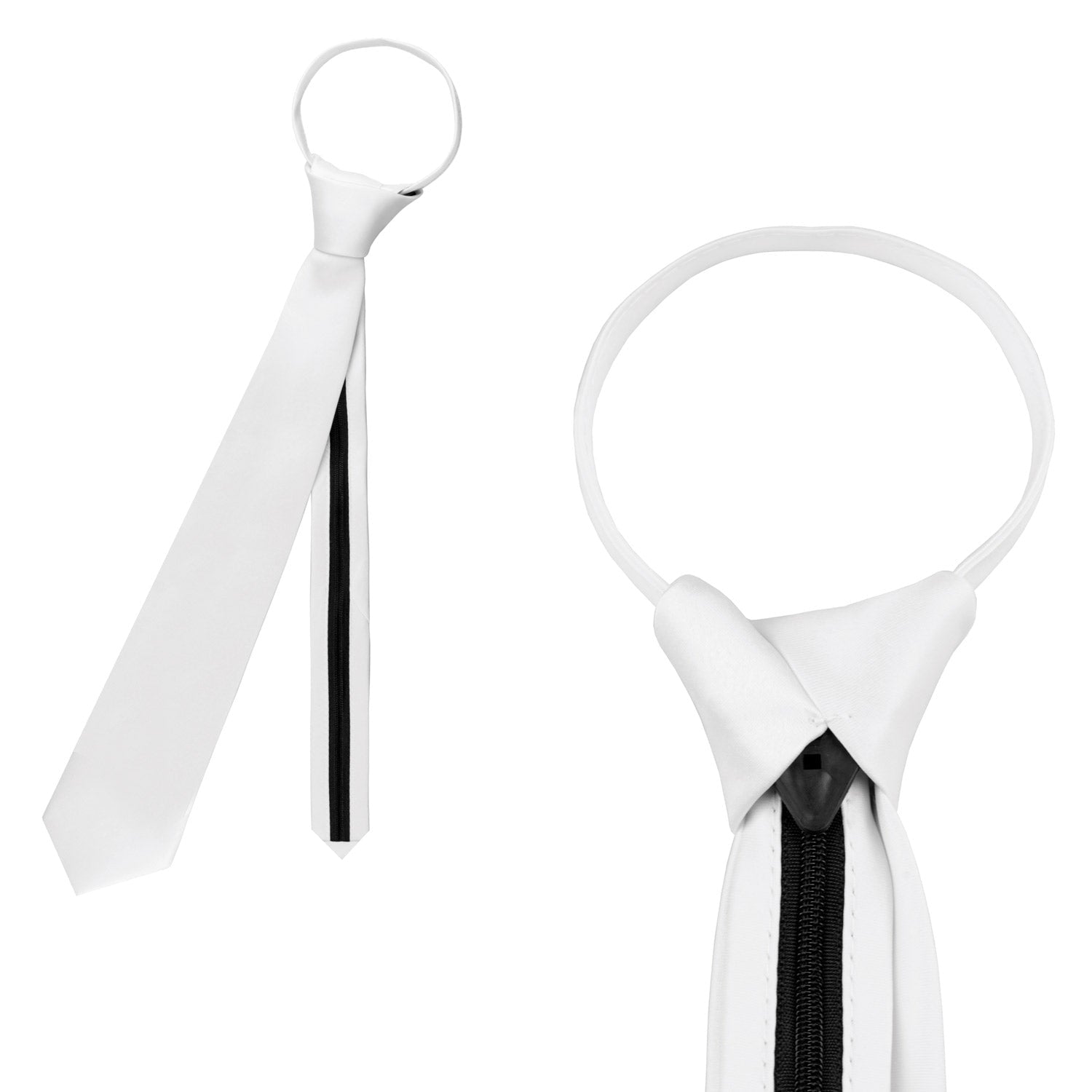 White Competition Zip Tie - Equetech