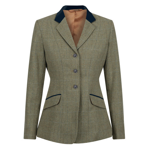Thornborough Deluxe Tweed Riding Jacket - Green 32