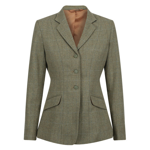 Thornborough Classic Tweed Riding Jacket - Green 32